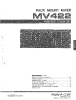 Yamaha MV-422 - Service Manual 
